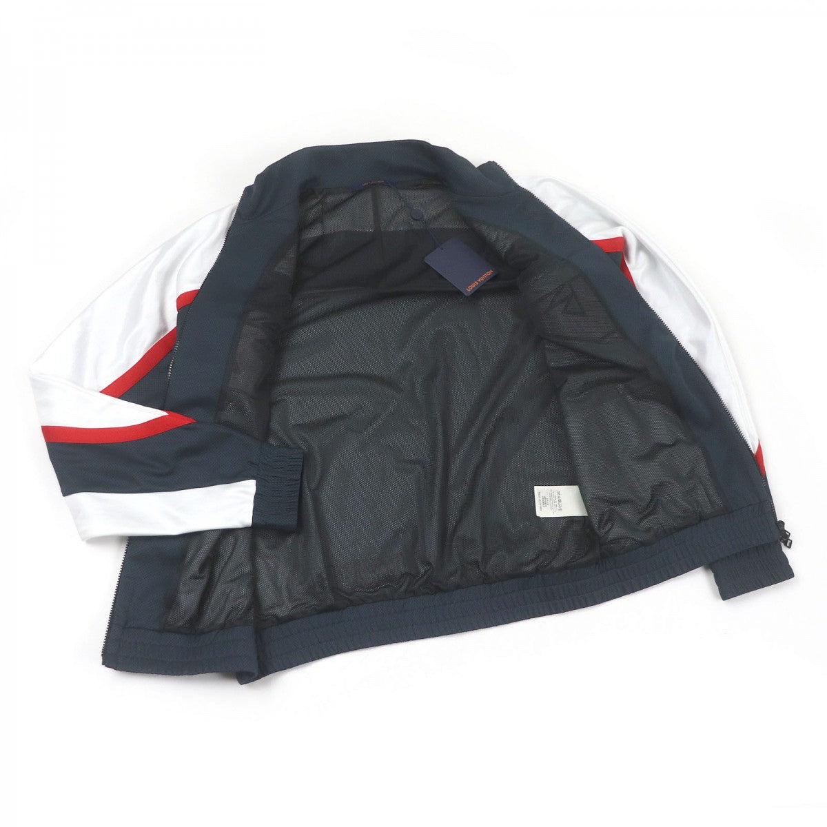 LOUIS VUITTON Blouson Main: 50% polyester, Main: 30% nylon, Main: 20% cotton gray Embellished LV Graphic Hockey mens L