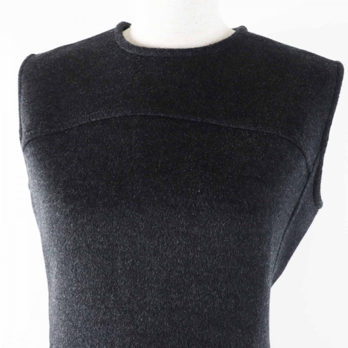 LOUIS VUITTON one piece Main: 99% wool, Main: 1% silk Dark Gray Light Pink Women 36