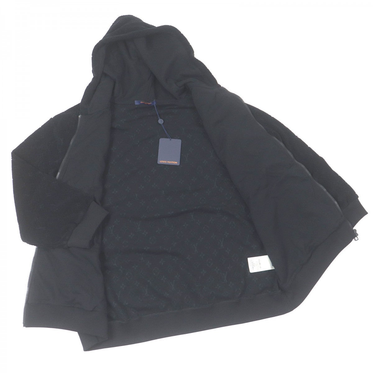 LOUIS VUITTON Hoodie HPY41W Main: 83% cotton, Main: 17% nylon black mens
