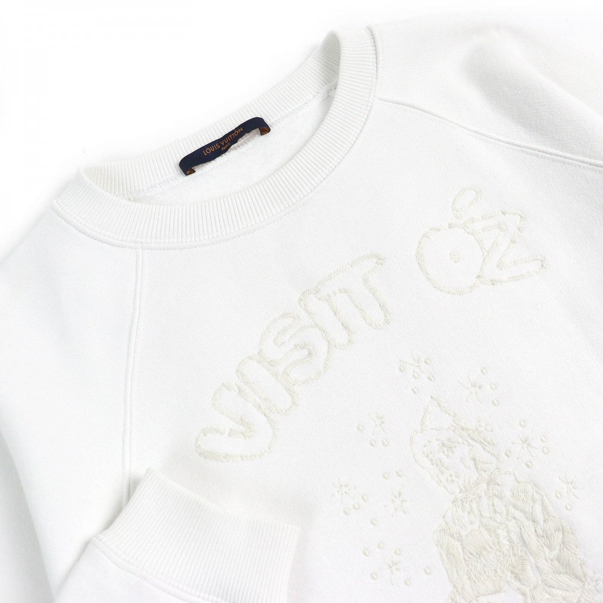 LOUIS VUITTON sweat Main: 100% cotton White Ivory Wizard of Oz mens S