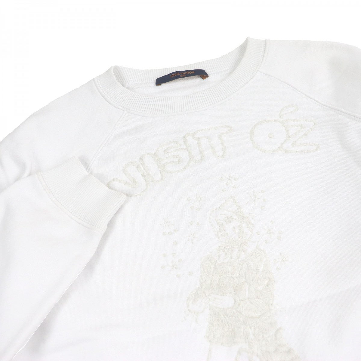 LOUIS VUITTON sweat cotton white XS