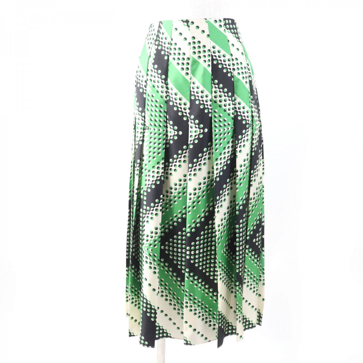 GUCCI Long skirt 409370 silk Green type 36