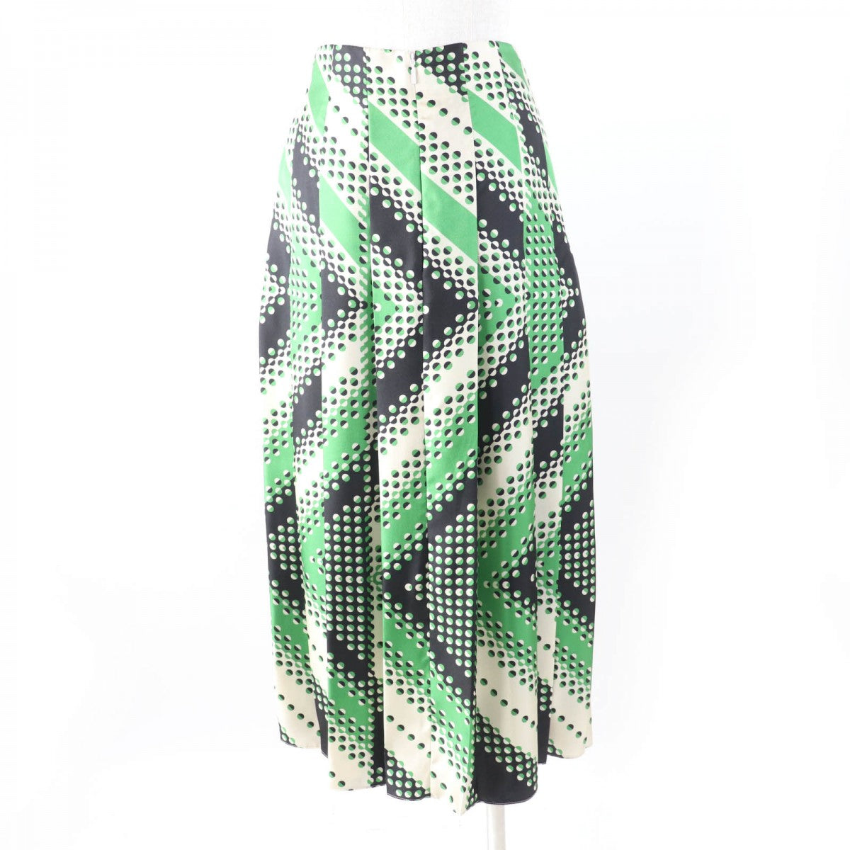 GUCCI Long skirt 409370 silk Green type 36