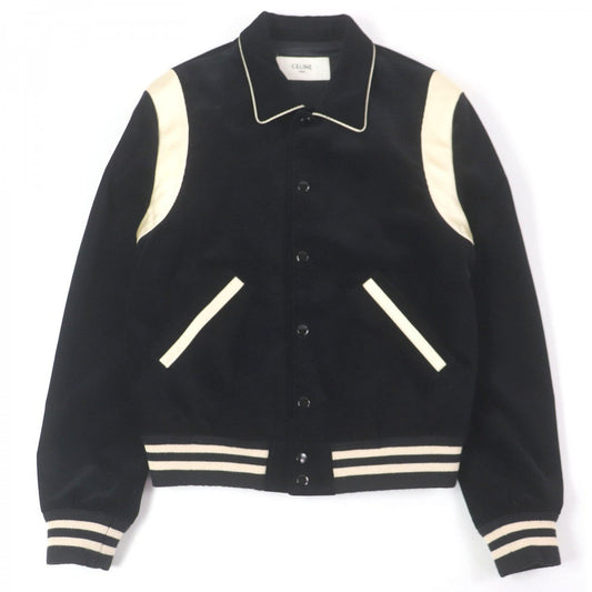 CELINE Stajan 2V191824D Main: 85% cotton, Main: 15% polyester, Main: 100% rayon, Lining: 100% rayon, Part: 100% cotton black mens 46