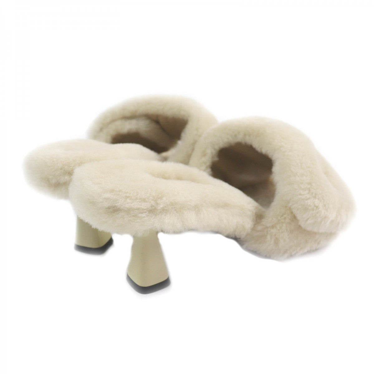 PRADA Sandals 1XX654 Main: Sheepfur beige Women 37