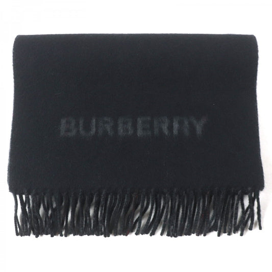 BURBERRY Scarf 80638691 Main: 100% cashmere Black charcoal Reversible checked cashmere scarf mens