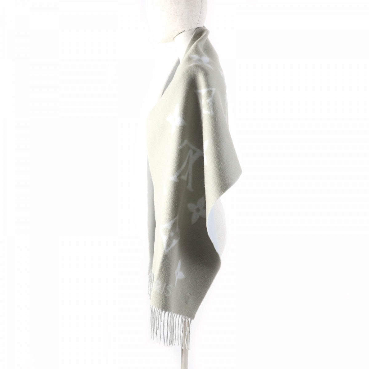 LOUIS VUITTON Stall M70462 Main: 100% cashmere Gray light blue Escalp Reykjavik Women