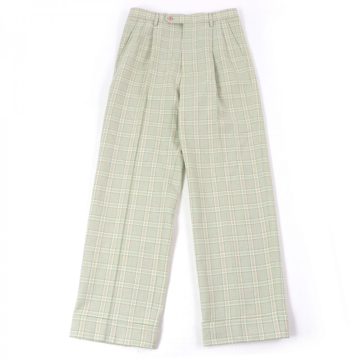 GUCCI Pants 653360 Main: 90% wool, Main: 10% nylon Green type mens 46