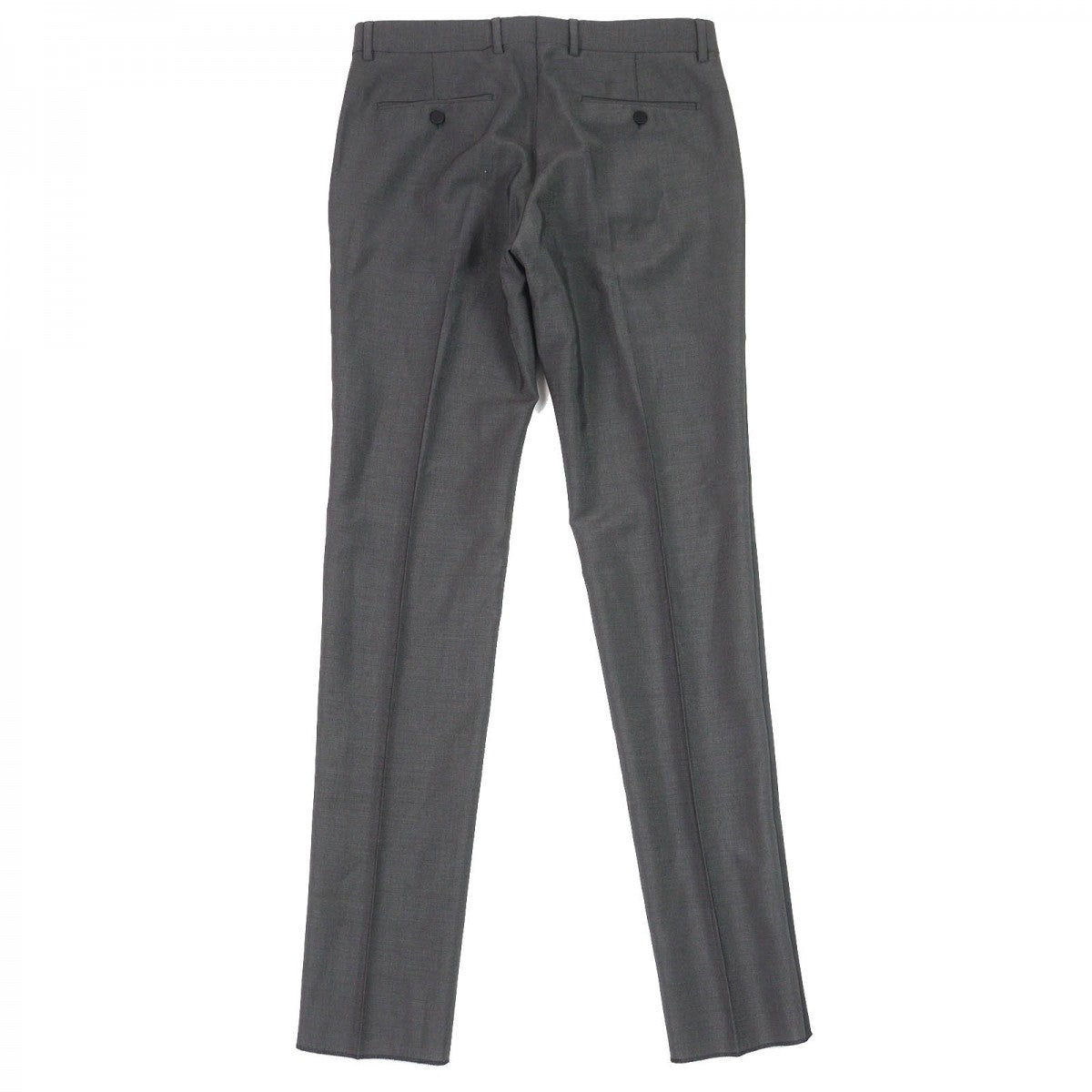 GUCCI Pants 581381 Outer: 60% mohair, Outer: 40% wool, Lining: 65% polyester, Lining: 35% cotton dark gray black mens 48
