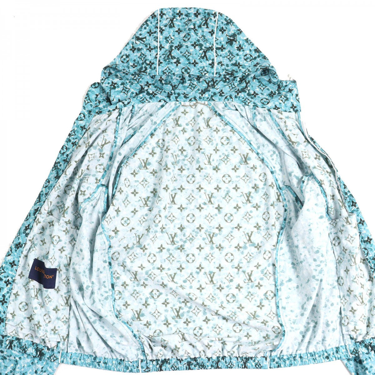LOUIS VUITTON Nylon jacket Outer: 100% nylon, Lining: 100% cotton Light blue type mens 50