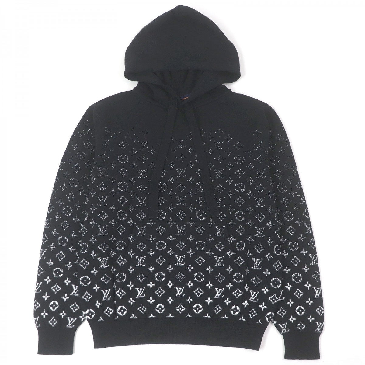 LOUIS VUITTON Hoodie 1AA4Y5 Main: 100% cotton Noir Bron monogram gradient mens S