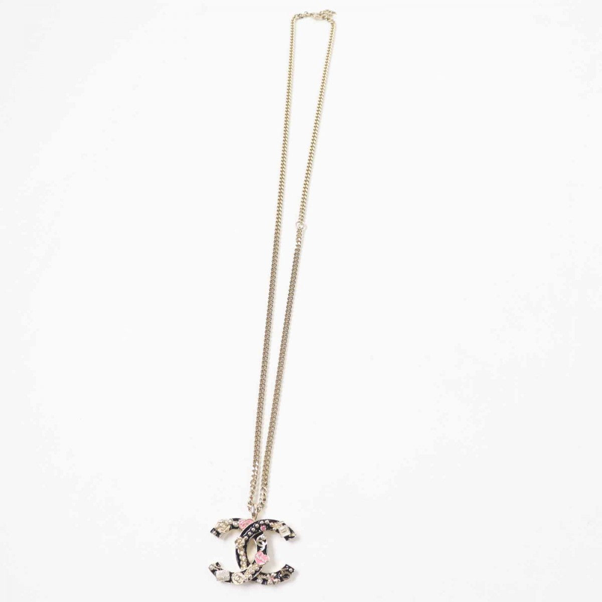 CHANEL Necklace B24P ABD325 metal multicolor Icon Necklace COCO Mark Heart Perfume Camellia Women