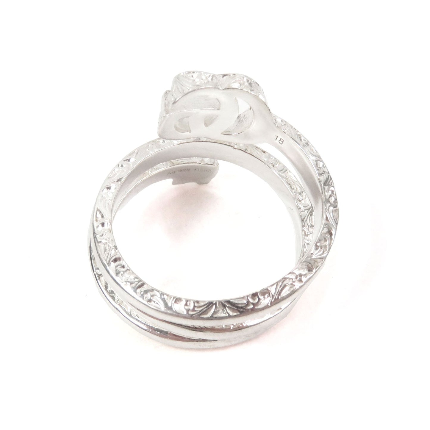 Gucci Double G key motif AG925 Ring
