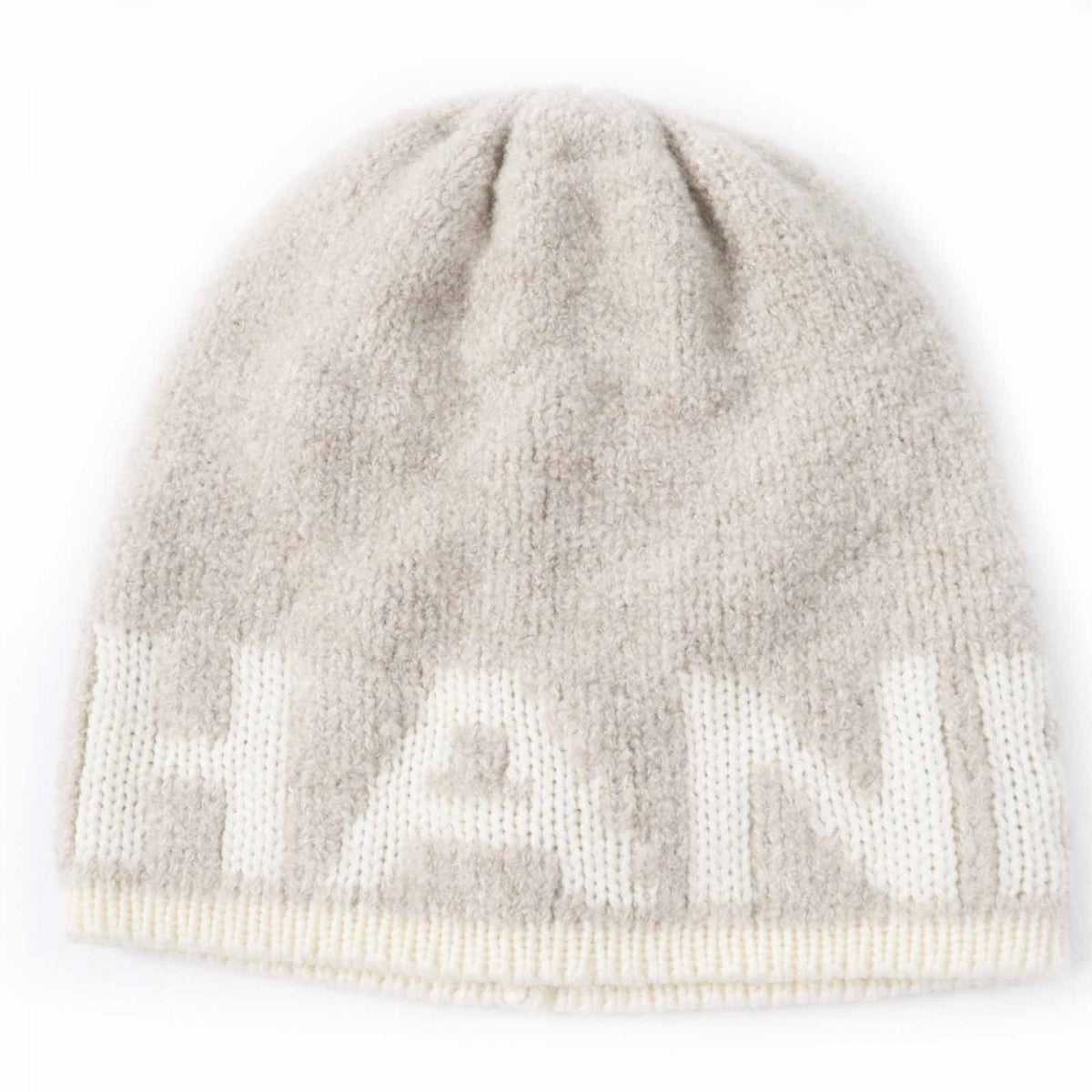 CHANEL Knit cap 21B Main: 49% cashmere, Main: 40% wool, Main: 11% silk Beige white Women