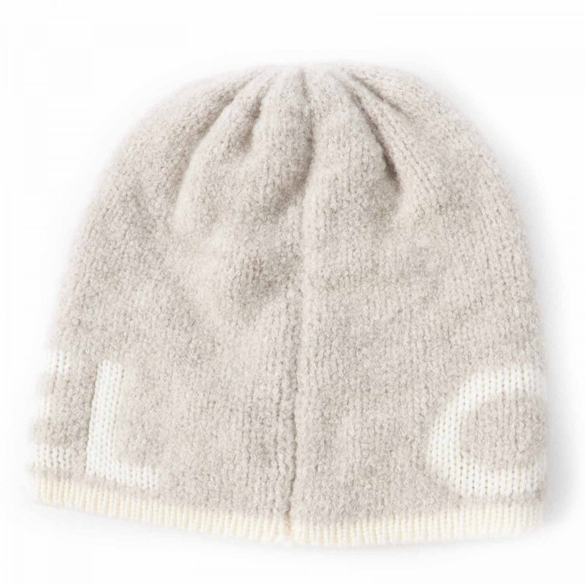 CHANEL Knit cap 21B Main: 49% cashmere, Main: 40% wool, Main: 11% silk Beige white Women