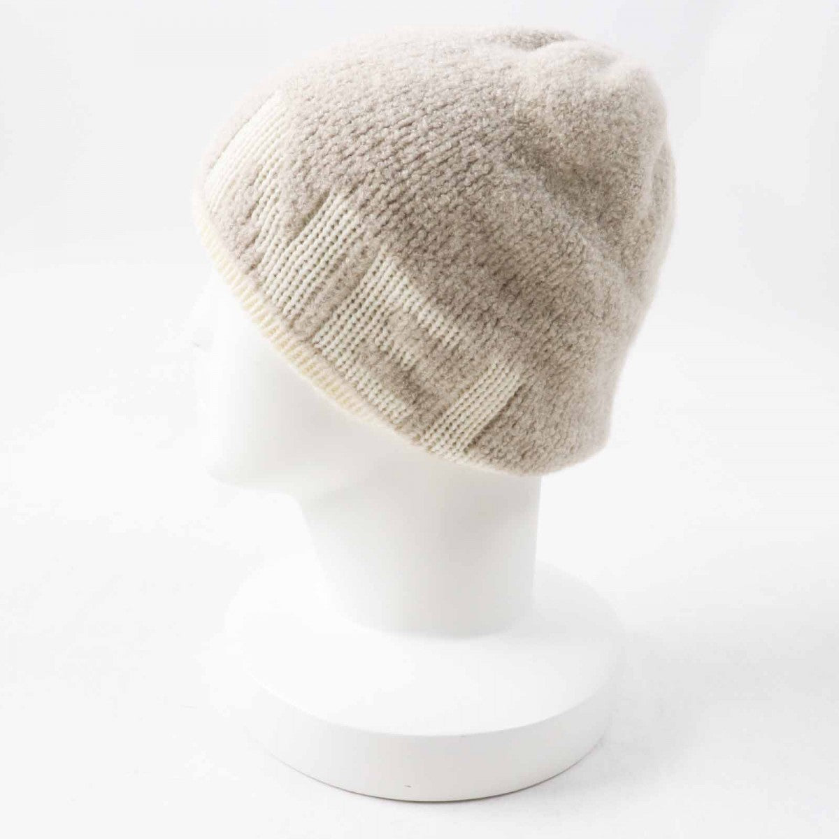 CHANEL Knit cap 21B Main: 49% cashmere, Main: 40% wool, Main: 11% silk Beige white Women