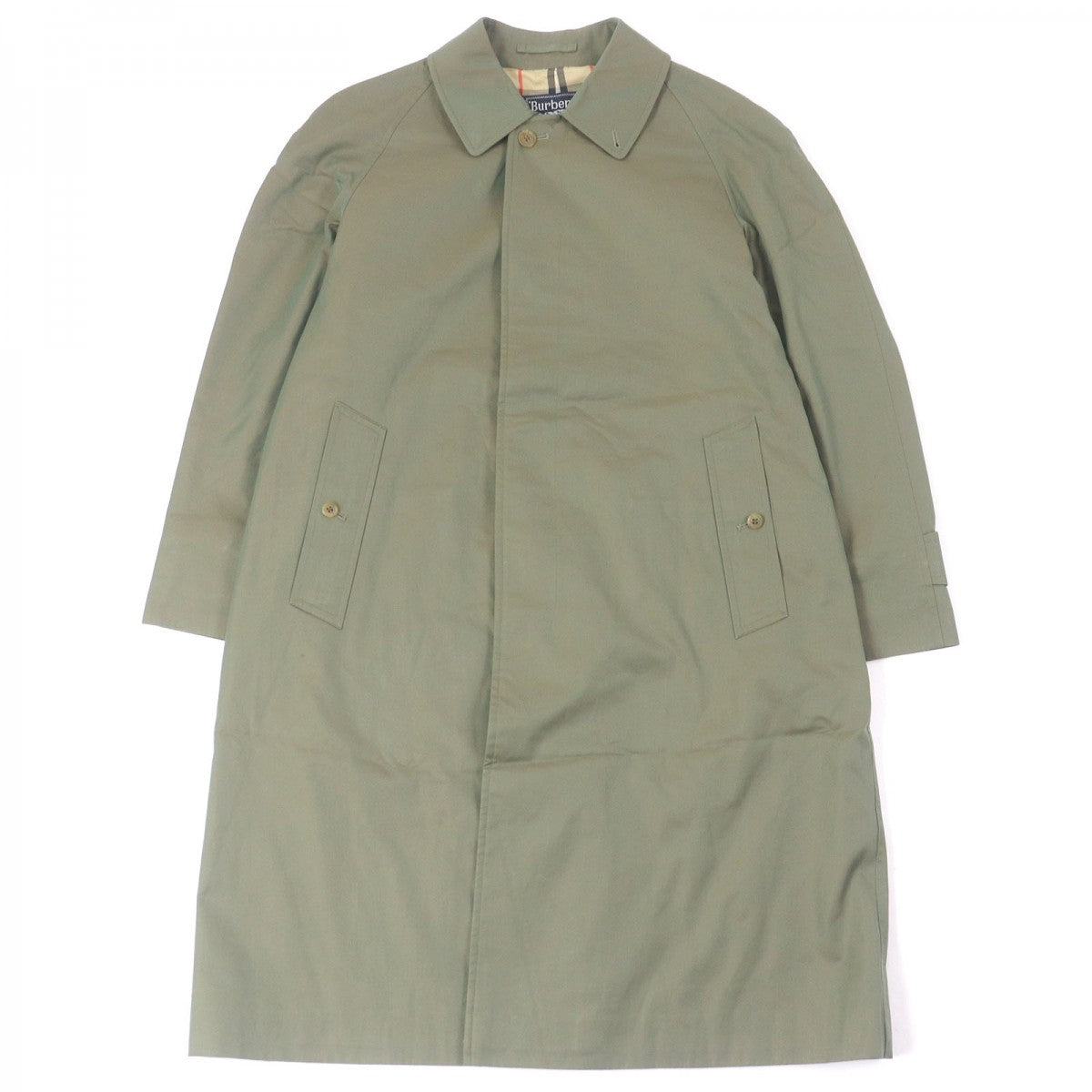 BURBERRY Stainless collar coat Main: 100% cotton, sleeve lining: polyester iridescent mens