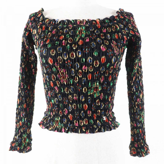 CHANEL blo  P70157 Main: 60% polyester, Main: 40% elastane, Lining: 73% polyamide, Lining: 27% elastane black multi Women 34