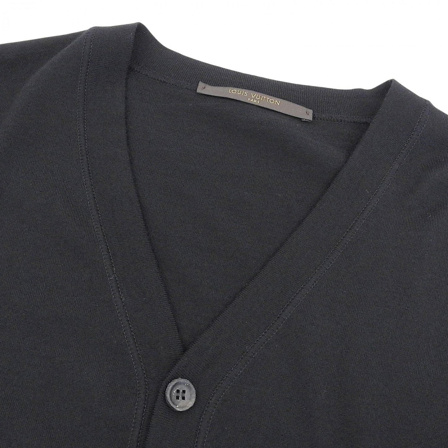 LOUIS VUITTON cardigan cashmere black S