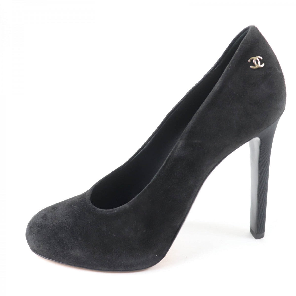 CHANEL pumps G33546 Main: Suede leather black Women 38