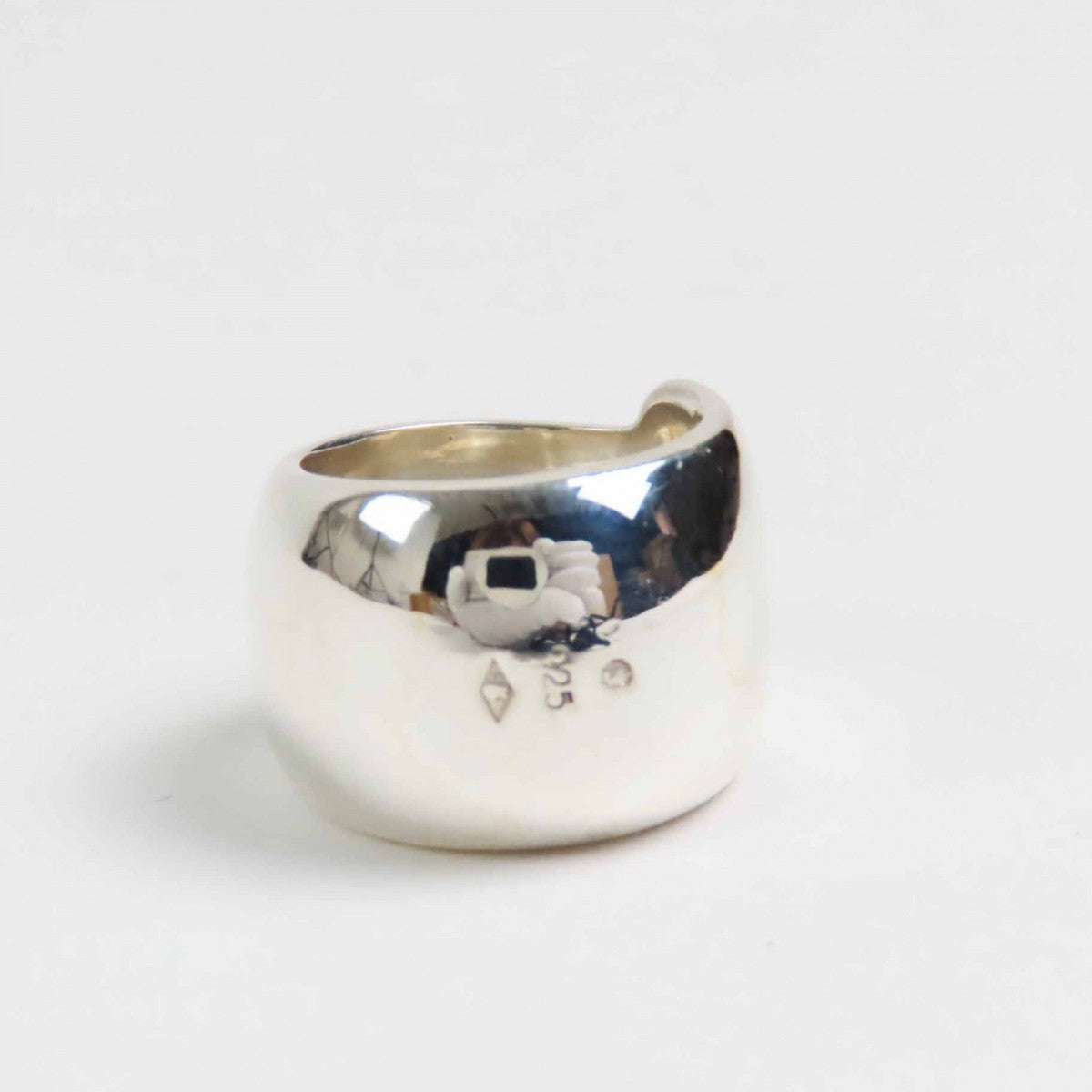 CHANEL Ring MainÃ¯Â¿Â½FSV925 Silver logo Women