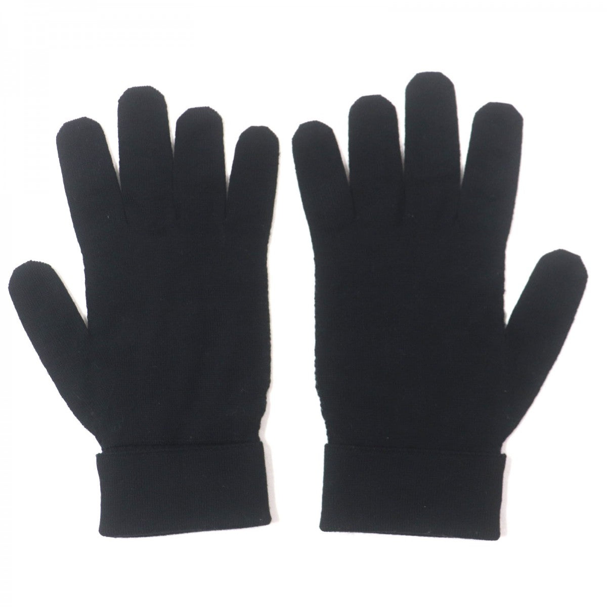 LOUIS VUITTON gloves M70006 Main: 99% wool, 1% polyurethane black Gon Petit Damier Graphite mens