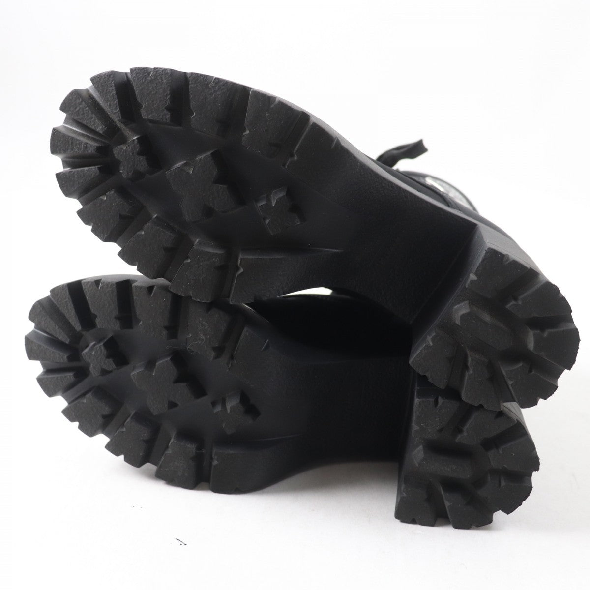 PRADA short boots 1T239N Main: Nylon, Part: Leather black Women 37.5