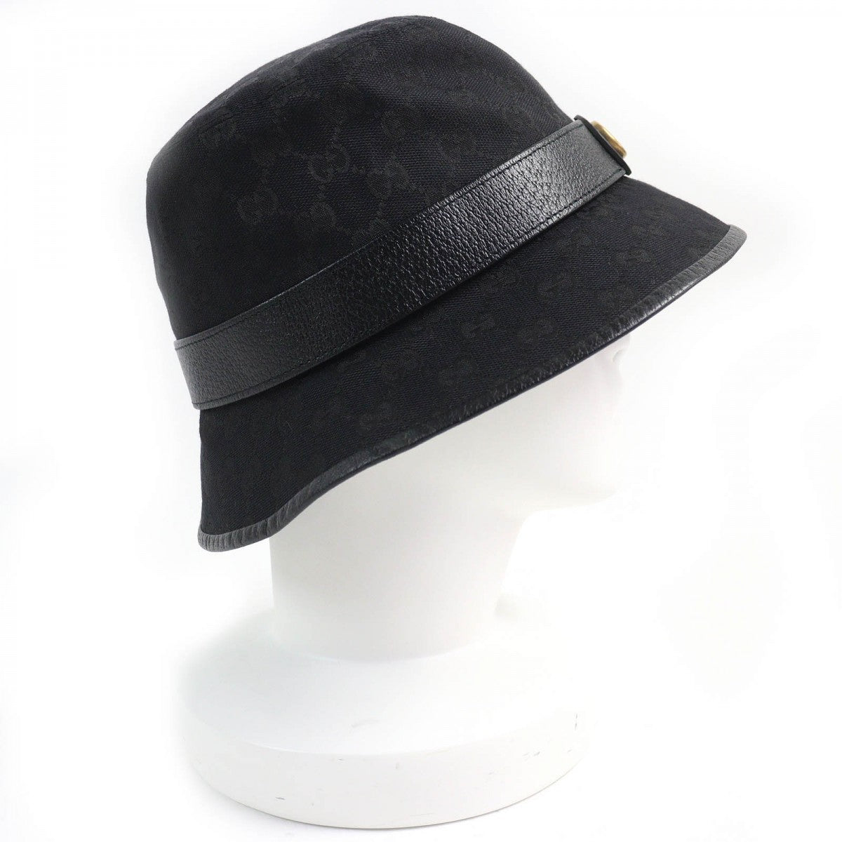 GUCCI hat 576587 Outer material: 68% polyester, Outer material: 16% cotton, Outer material: 16% nylon, Part: 50% rayon, Part: 50% cotton black mens