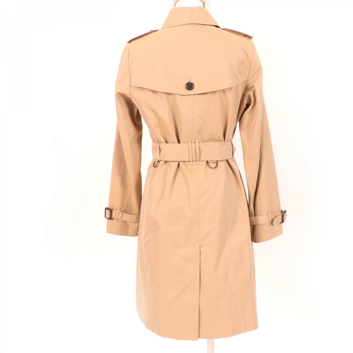 BURBERRY LONDON trench coat Main: 100% cotton, Part: Cowhide, Lining: Cotton, Sleeve lining: Cupra, Liner: 100% wool beige Women 36