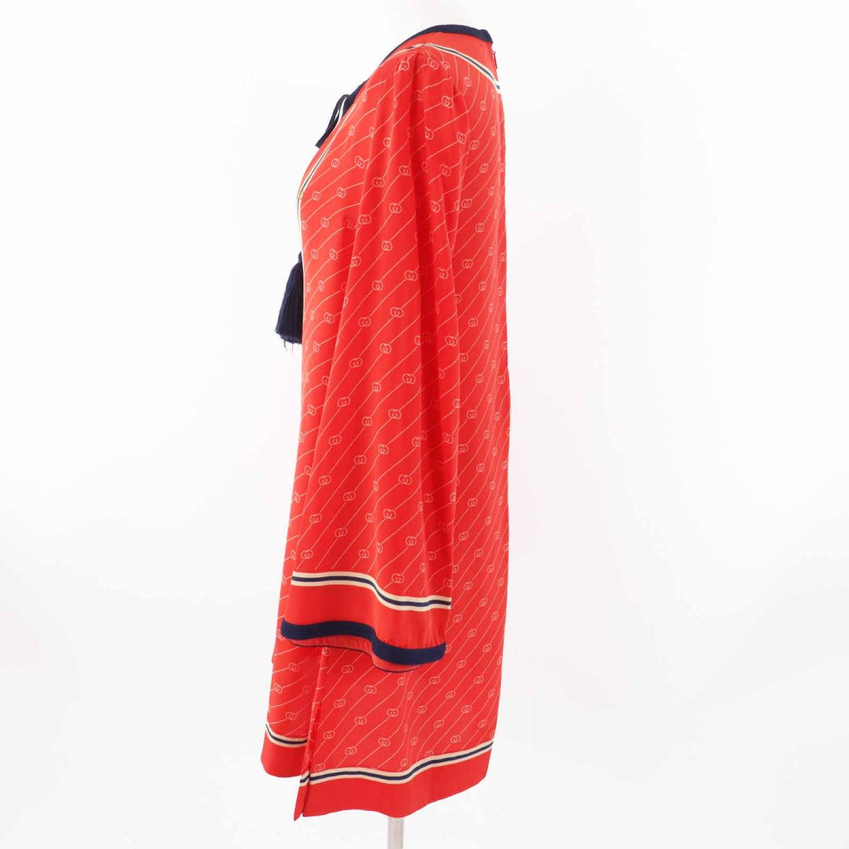 GUCCI one piece 661958 Main: 100% silk, part: 62% polyester, part: 38% cotton, part: 100% polyester Red Women 36