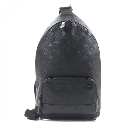 LOUIS VUITTON Sling bag M46107 Main: Leather black Monogram Shadow Racer Sling Bag mens