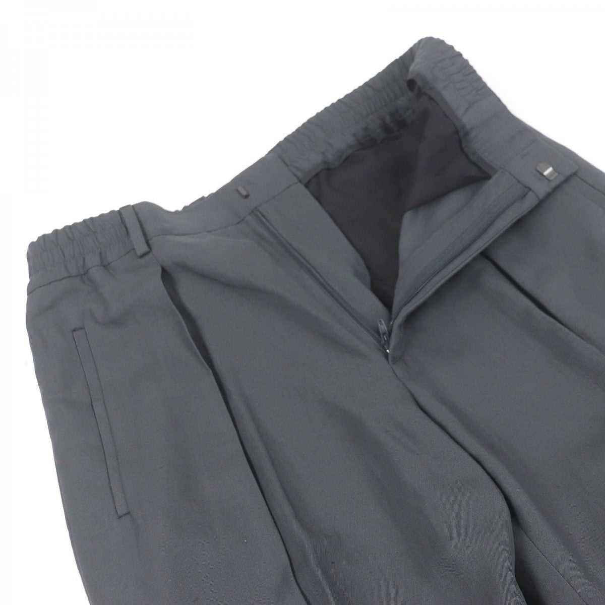 FENDI Pants FB0767 Main: 41% linen, Main: 38% lyocell, Main: 21% cotton charcoal mens 46