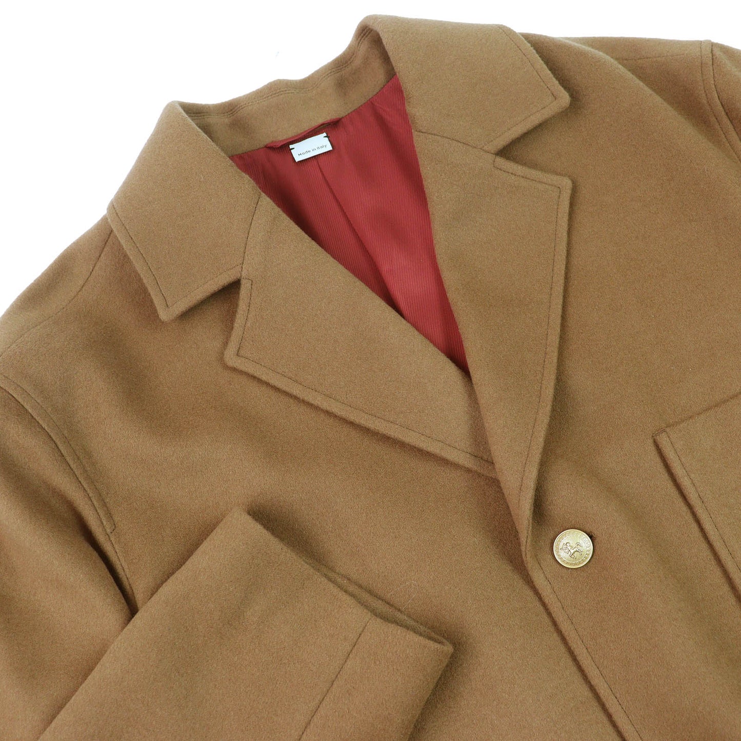 Gucci Snake embroidered cashmere coat