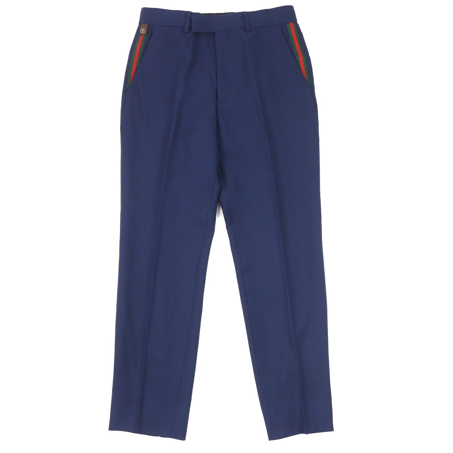 Gucci GG Marmont Webline Wool Slacks
