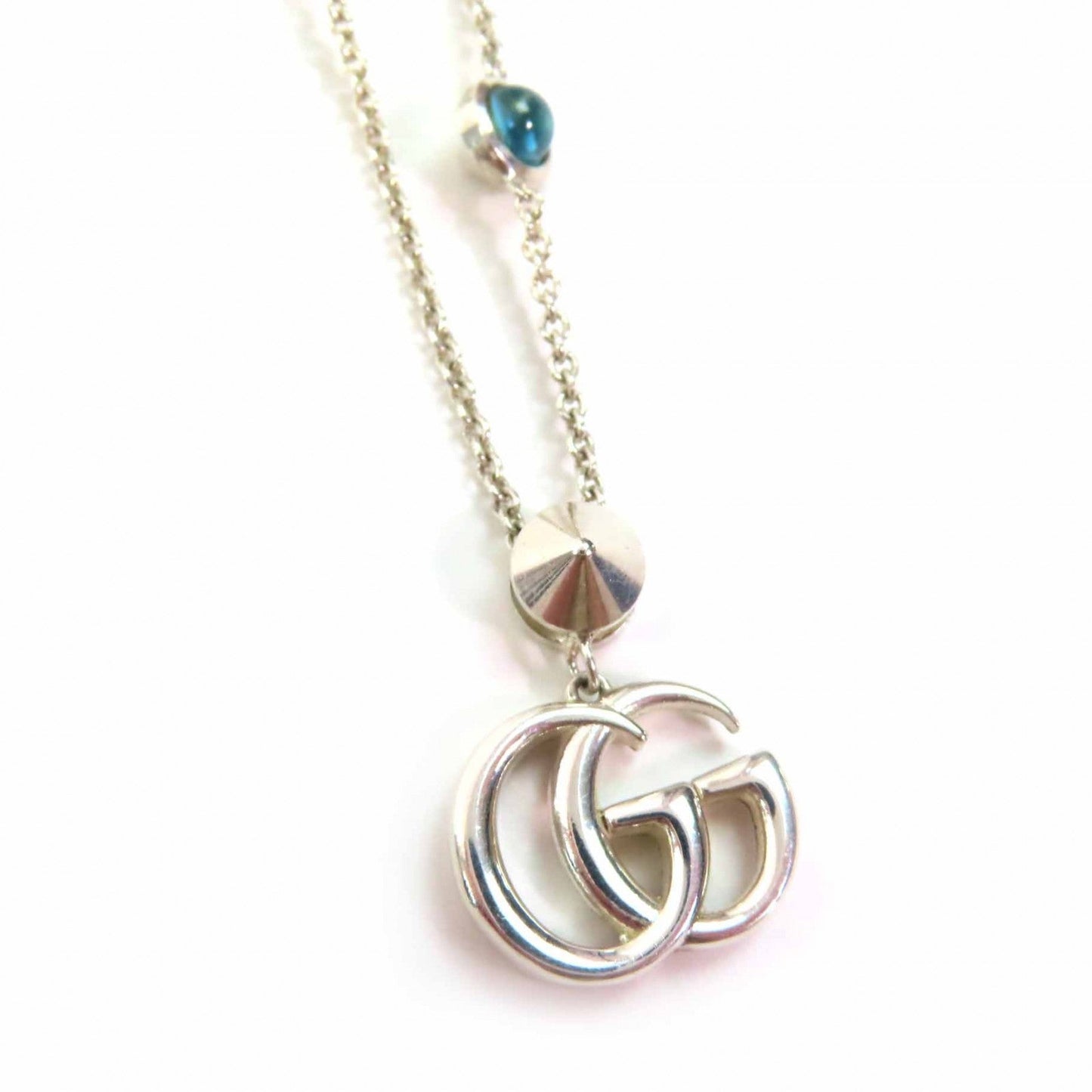 Gucci Double G Mother of Pearl AG925 Necklace