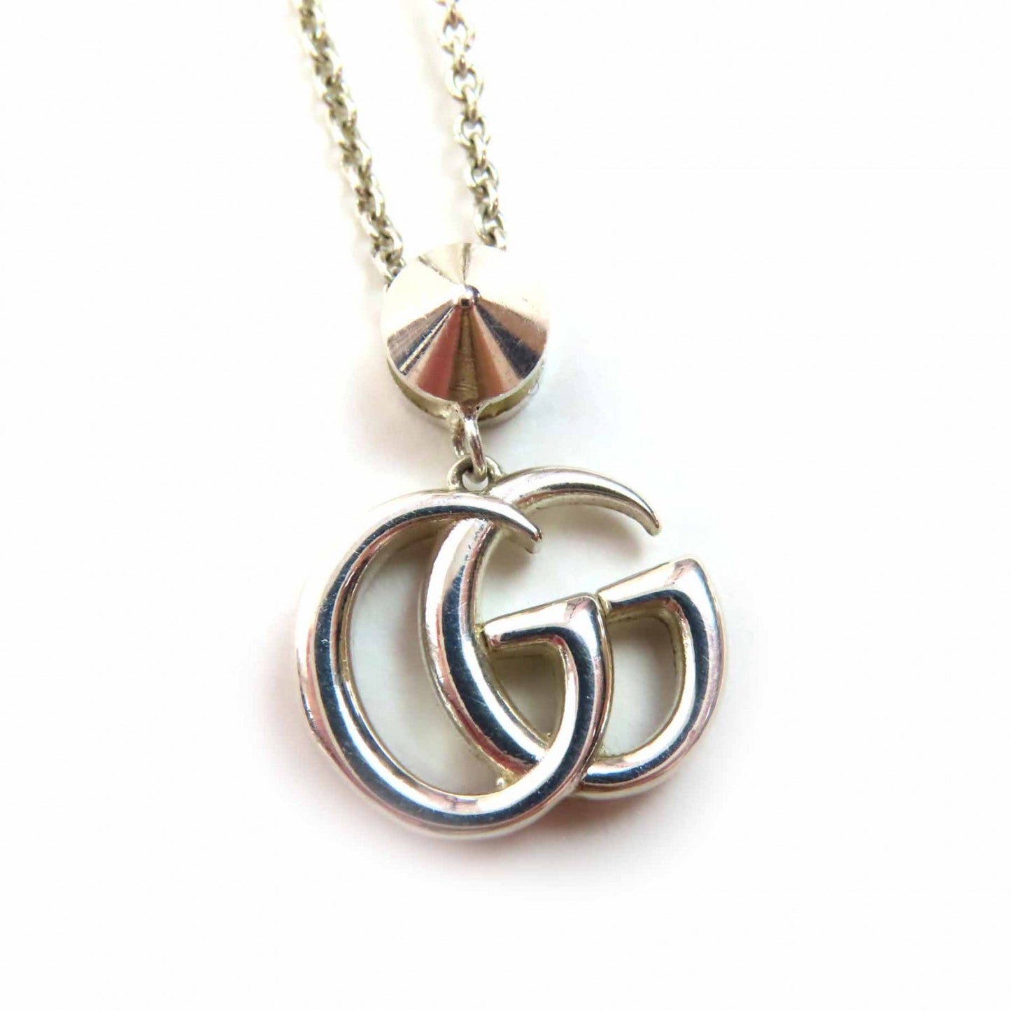 Gucci Double G Mother of Pearl AG925 Necklace