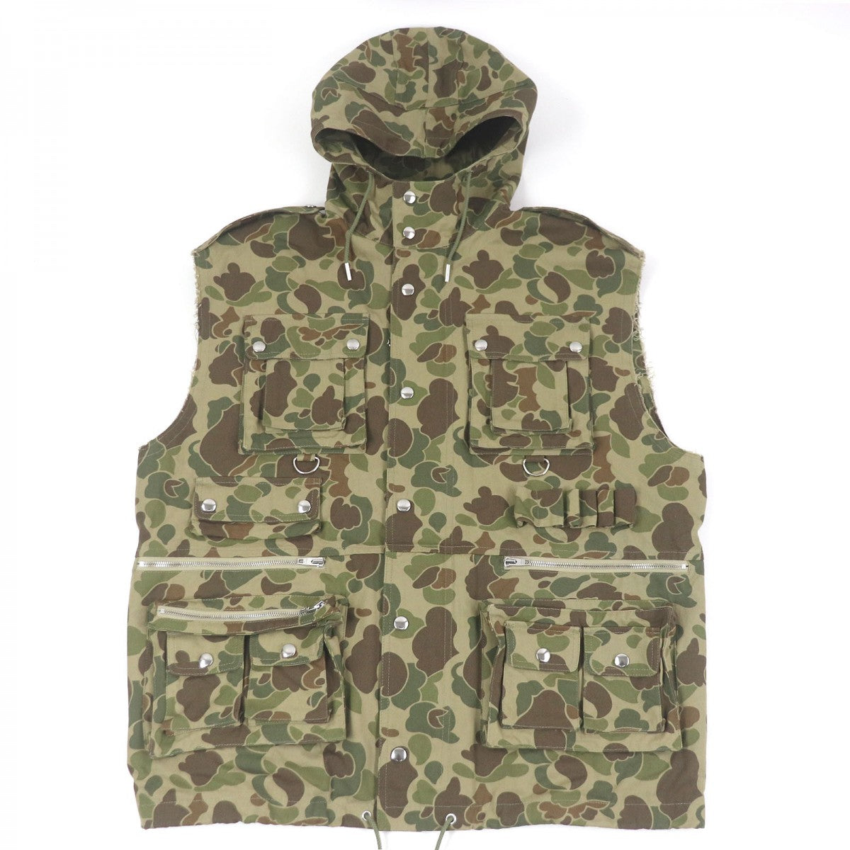 CELINE Vest 2W565060O Main: 100% cotton khaki mens 50
