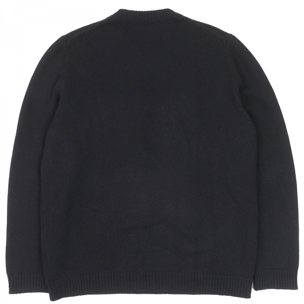 FENDI knit FZZ469 Main: 100% cashmere, Part: 100% nylon Black neon yellow mens 54