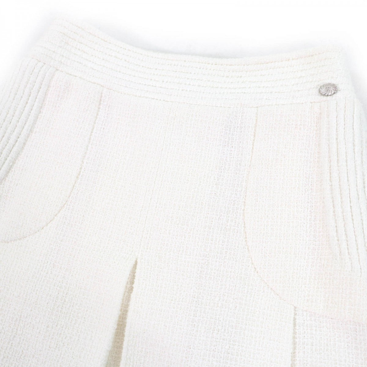CHANEL Tweed skirt P43102V31742 Main: 100% cotton, Lining: 100% silk off white Women 34