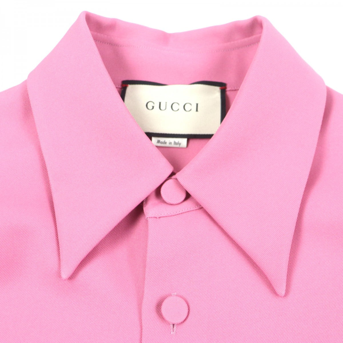 GUCCI Long sleeve shirt 498598 Main: 100% polyester pink mens 46