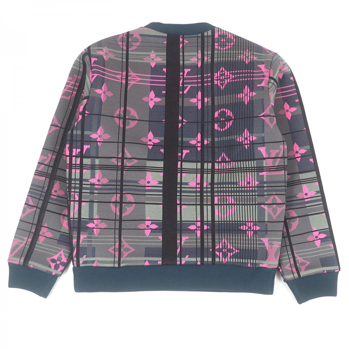LOUIS VUITTON sweat HKY75 cotton Green type S