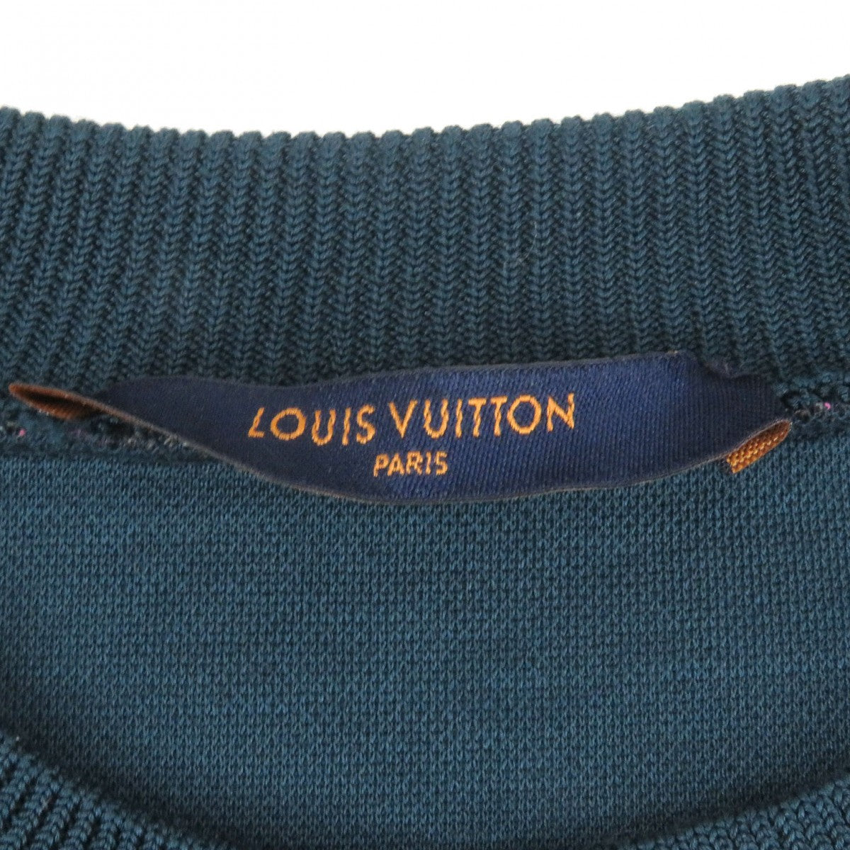 LOUIS VUITTON sweat HKY75 cotton Green type S