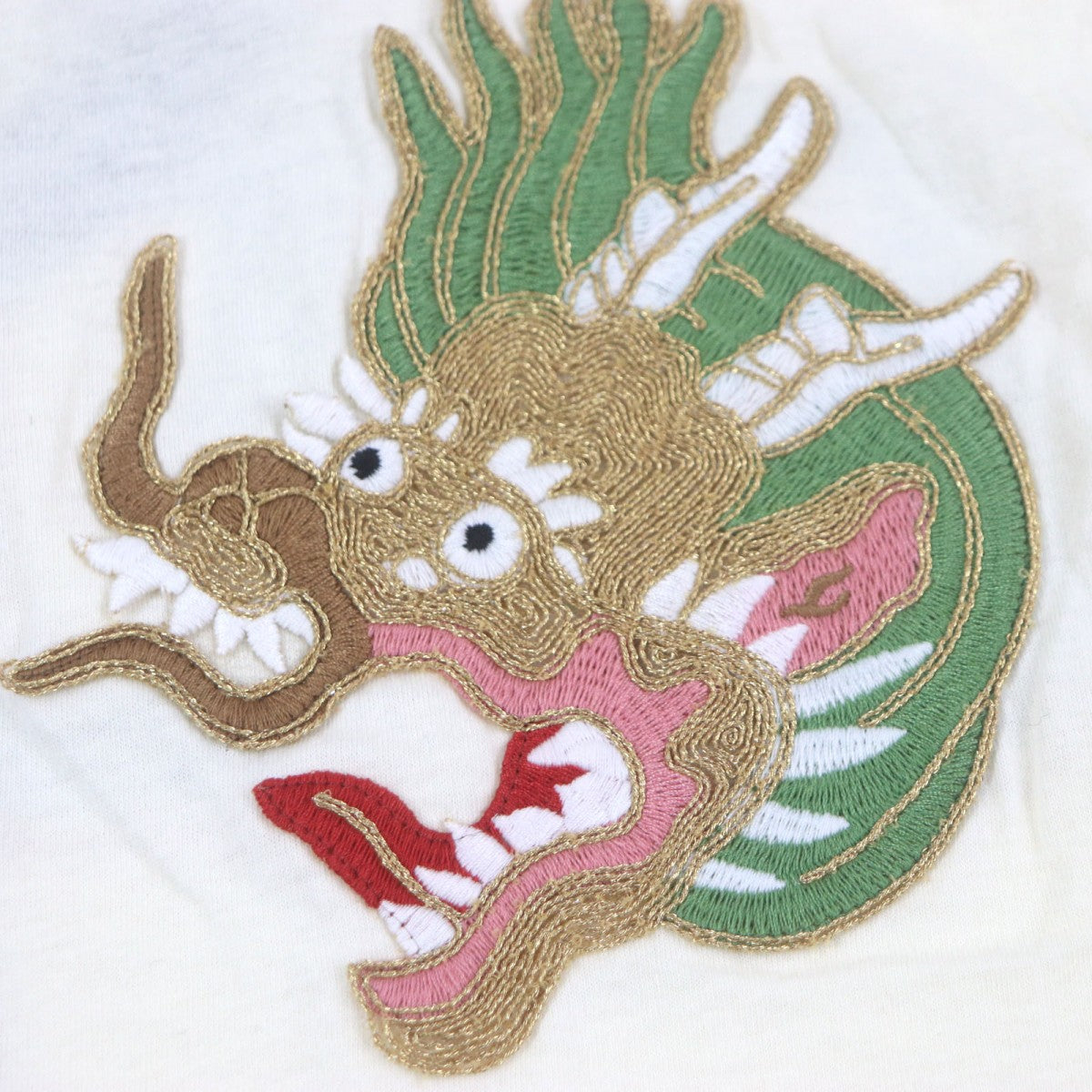 GUCCI Short sleeve T-shirt 476035 Main: 100% cotton, some: metal fiber, some: nylon, some: polyester, some: rayon white mens XS