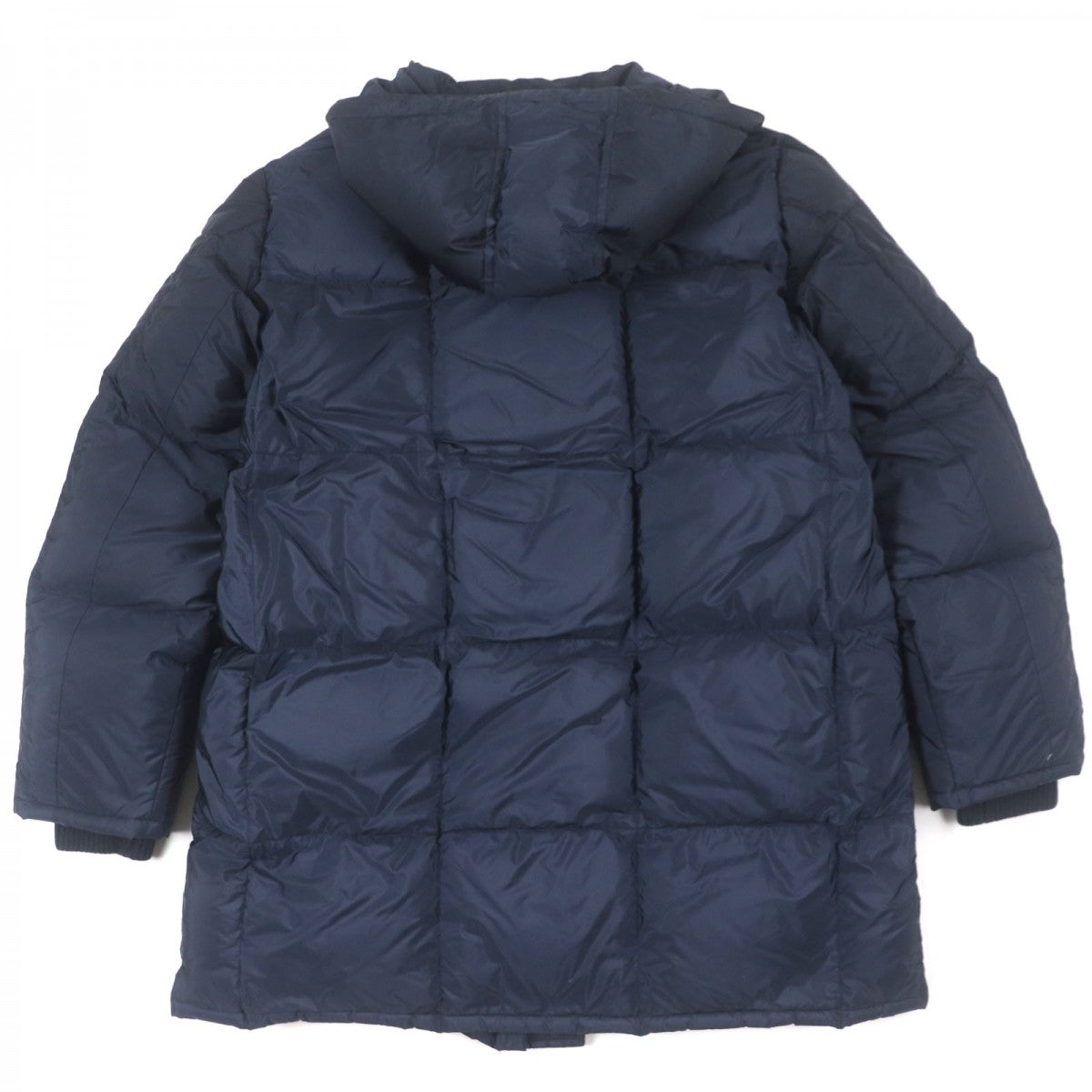 PRADA down coat SGH047 Outer: 100% polyamide, Lining: 100% polyamide, Filling: 90% down, Filling: 10% feather, Part: 100% polyester Navy mens XXL