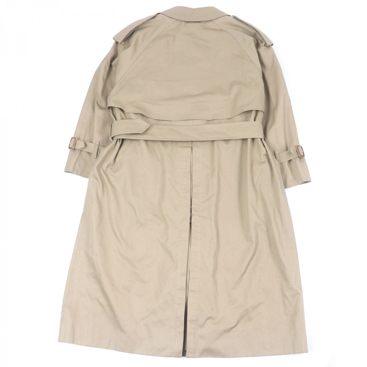 BURBERRY trench coat Outer: 51% cotton, Outer: 49% polyester, Lining: 50% polyester, Lining: 50% cotton beige mens