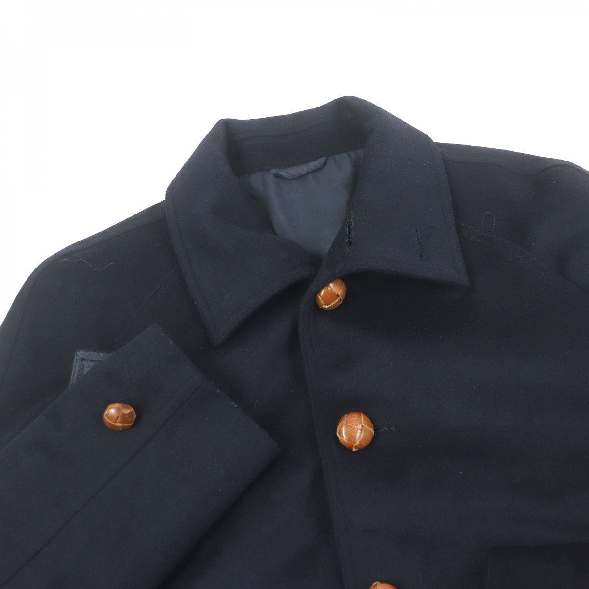 BURBERRY Blouson Main: 90% wool, Main: 10% cashmere Navy mens 44