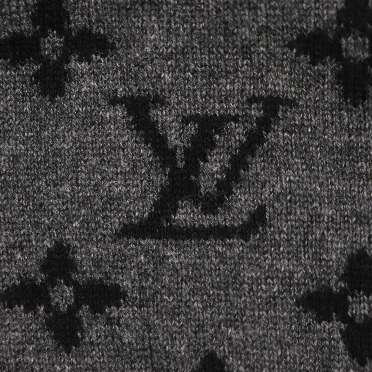 LOUIS VUITTON sweater HGN41WIXW Outer material: 99% cashmere, Outer material: 1% wool gray mens M