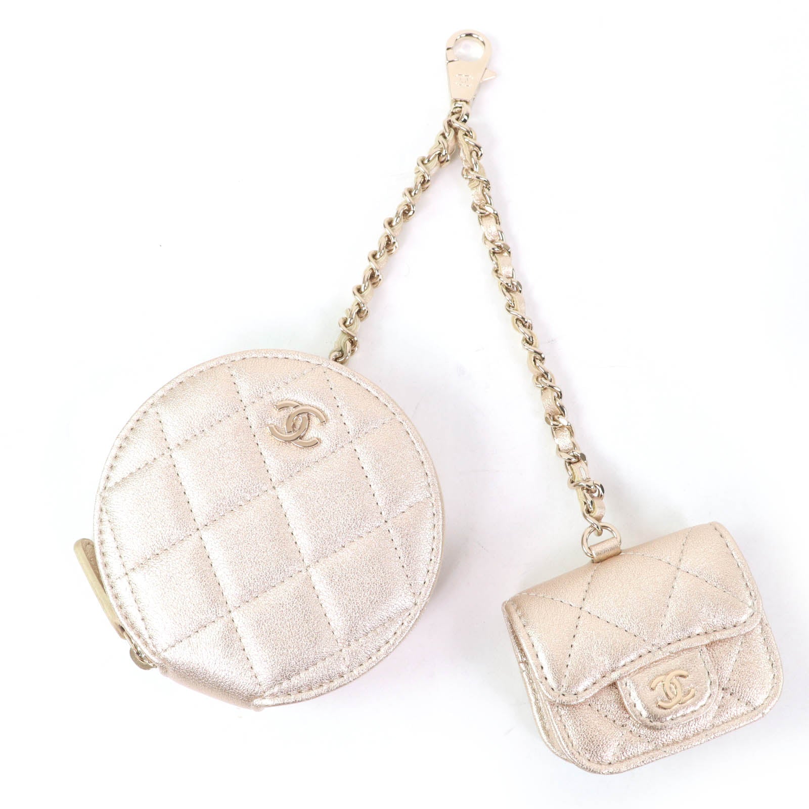 Chanel Matelasse Coin Case AirPods Pro Case Handbag