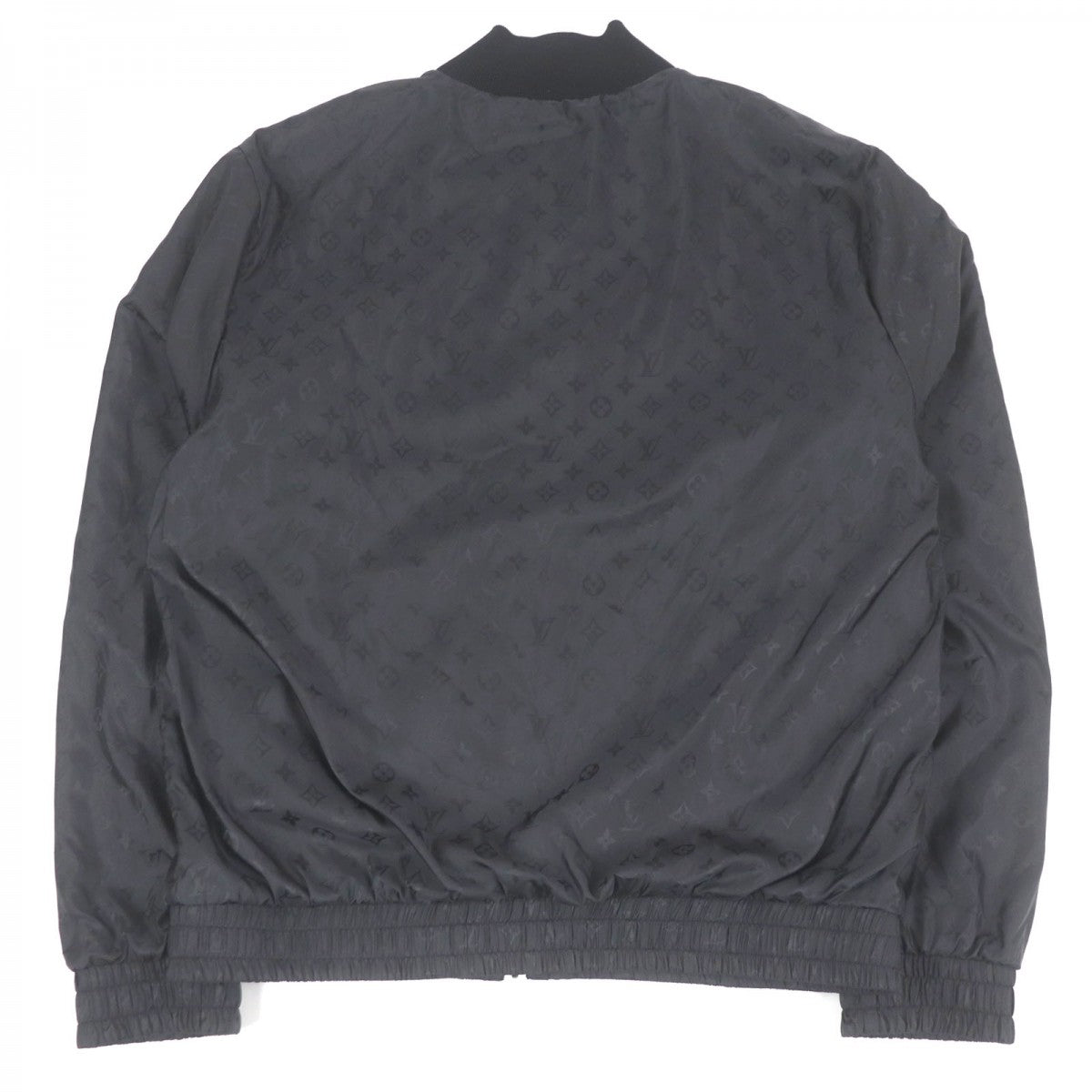 LOUIS VUITTON Bomber jacket Outer: 100% cotton, Lining: 100% polyamide (nylon) black mens XL