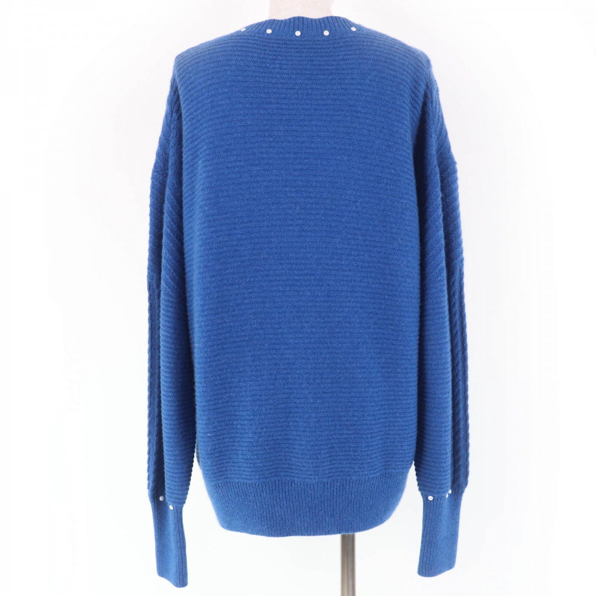 CHANEL cardigan P53610K06955 Main: 53% cotton, Main: 47% cashmere blue Women 38